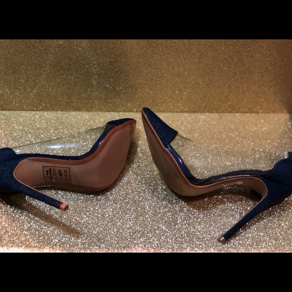 Blue jean pumps - Picture 3 of 4